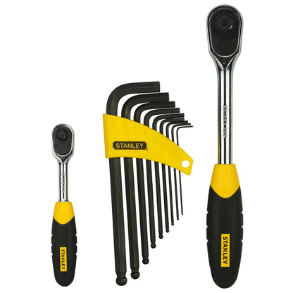 STANLEY 99-059 Metric Tool Kit for Automotive Use (132-Pieces),Multicolour, ?24 x 9 Centimeters