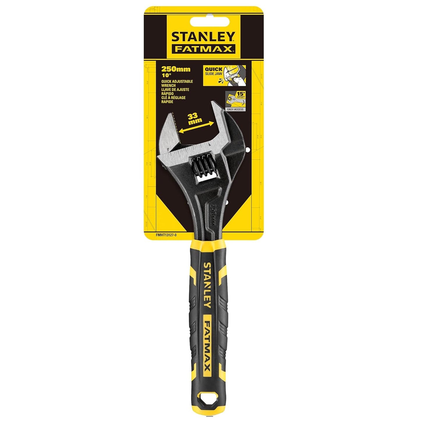 STANLEY FMHT13127-0 FATMAX Quick Adjust Adjustable Wrench, 10 inch