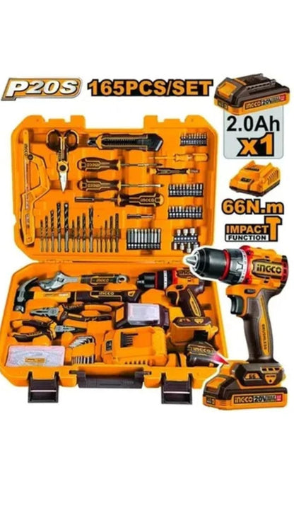 INGCO 165 Pcs Tools Kit Set, HKTHP11651