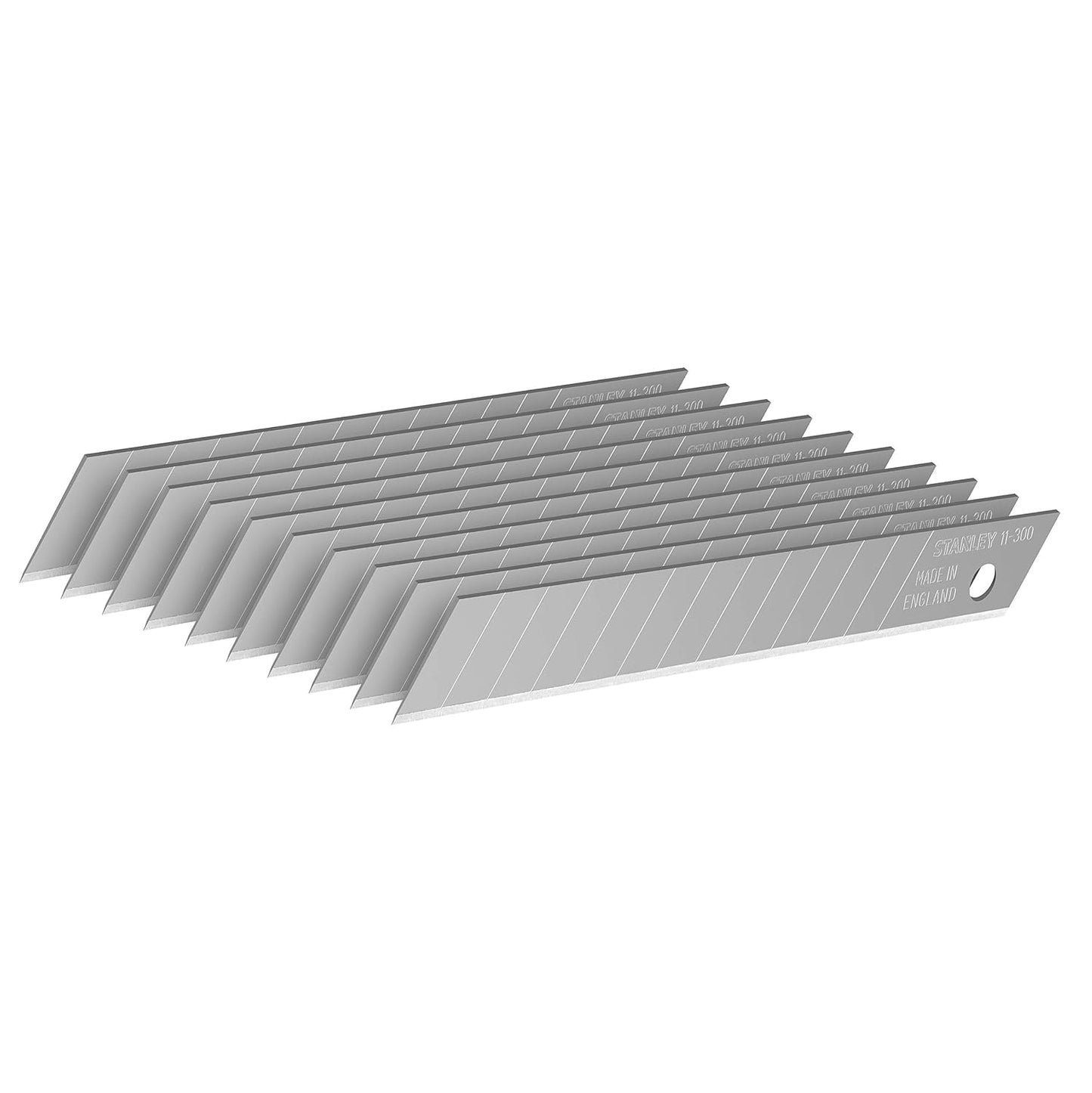 STANLEY 0-11-300 Snap-off Blade 9mm (Pack of 10)