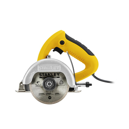 STANLEY STSP125-IN Tile Cutter Machine for Cutting Varied Ranges of Tiles, 1320 Watt 5''/125mm, Optimized 13500 RPM for High Cutting Efficiency, 1 Year Warranty (Yellow & Black)