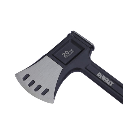 DEWALT DWHT51387-0 Steel Campers Axe with Extra-Wide Chisel Blade for Cleaner Cuts on Brick & Masonry, 567 grams, YELLOW & BLACK