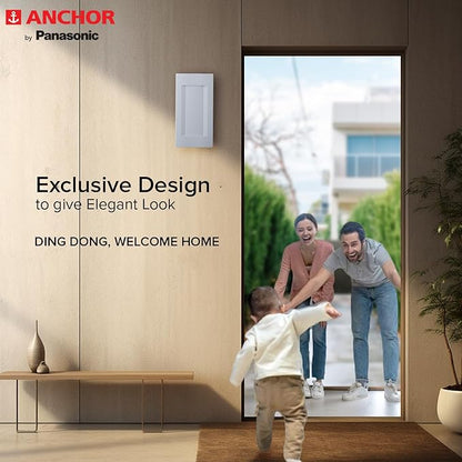Anchor by Panasonic Capton Ding Dong Doorbell | Calling Bell for Home | Door Bell for Office, School