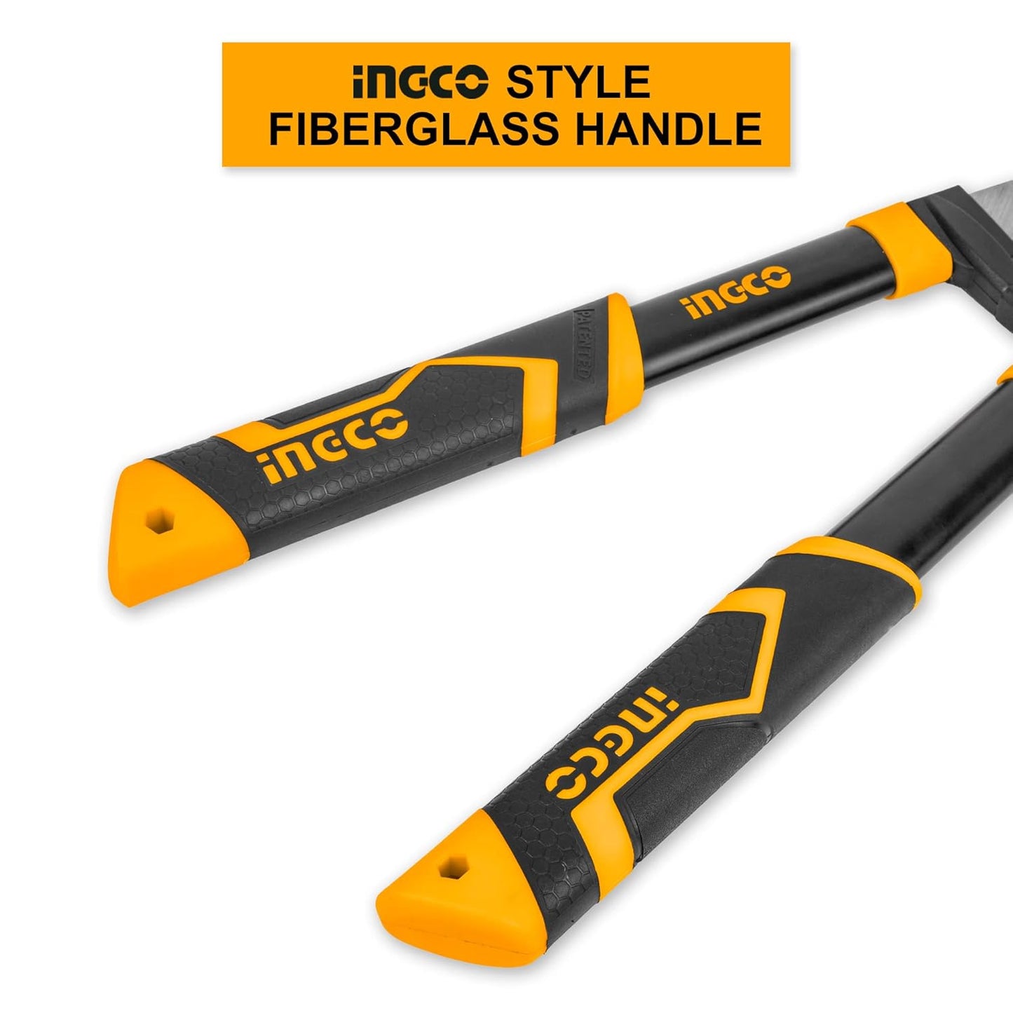 INGCO Hedge Trimmer, Hedge Shears for Gardening, Carbon Blade Garden Scissors and Cutters
