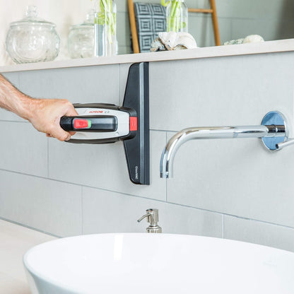 Bosch Cordless Surface Cleaner, GlassVAC Solo Plus, Automotive Rubber Coating Technology, 30 min Runtime, Compact and Easy Handling, 3.6V Integrated Battery, Clean upto 35 windows
