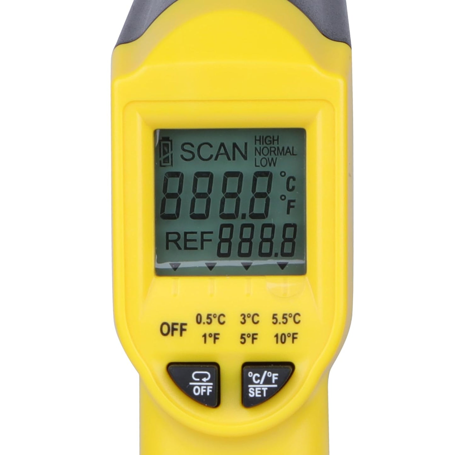STANLEY STHT0-77365 High Accuracy Industrial Digital Infrared Thermometer With -38°C To 520°C Temperature Range & IP 20 For Dust Protection, 6 Months Warranty (Not for human body temperature)