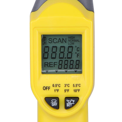 STANLEY STHT0-77365 High Accuracy Industrial Digital Infrared Thermometer With -38°C To 520°C Temperature Range & IP 20 For Dust Protection, 6 Months Warranty (Not for human body temperature)