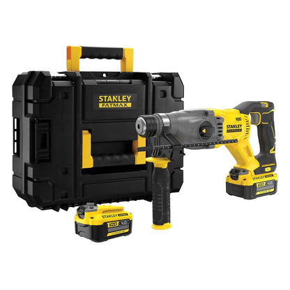 STANLEY FATMAX SBH900M2K-B1 20V 4.0Ah 20 mm Cordless Brushless Rotary Hammer With 2x4.0Ah Li-ion Batteries & 1pc Charger