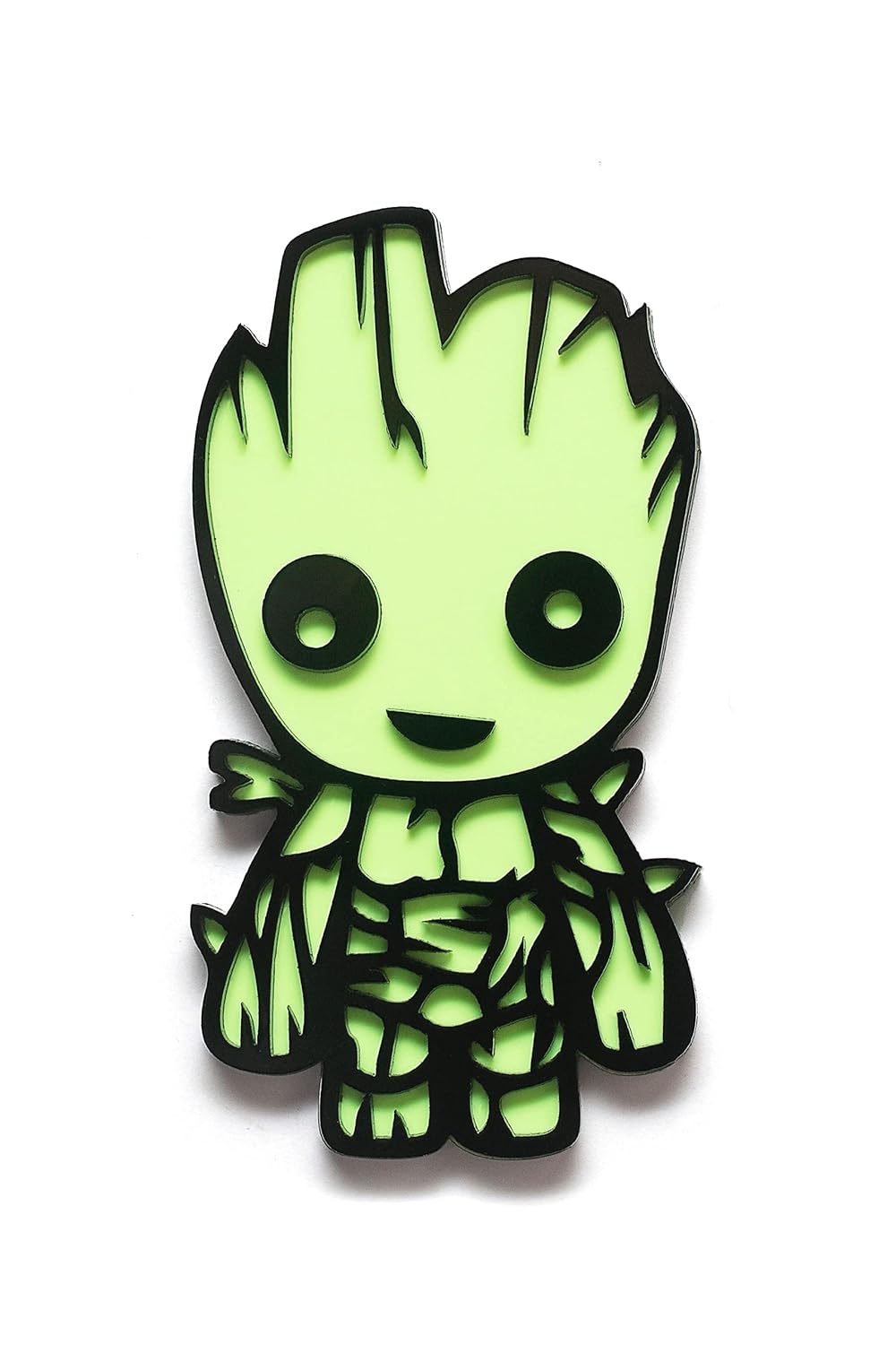Akshar Arts Bhuwana Groot Radium Sticker Car Bike Logo Decal Emblem