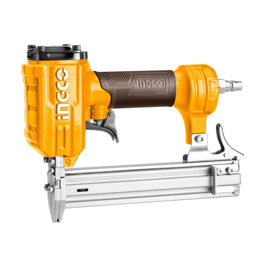 INGCO Air Brad Nailer, 18 Gauge, Pneumatic Brad Nailer, Safety Lock,with Nitto type connector, for Wood, Furniture, Carpentry