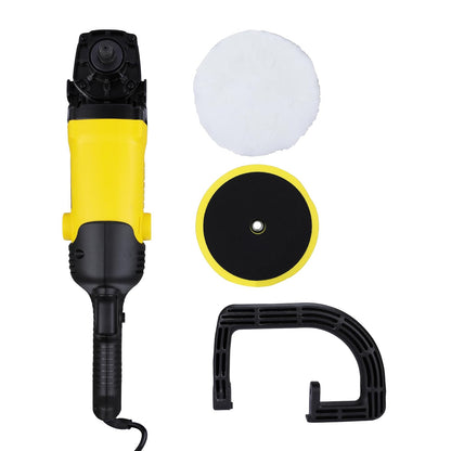 STANLEY SP137 1300W 180mm Polisher with High Rotation Speed, Ideal for Delicate Polishing, Buffing, Waxing & Glazing Applications, 1 Year Warranty, YELLOW & BLACK