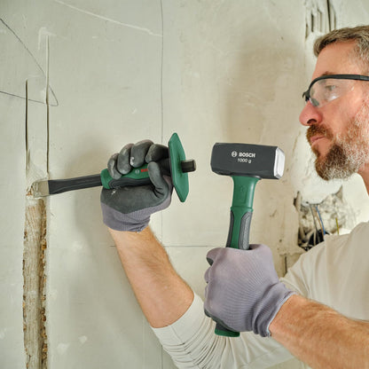 BOSCH 1000g Club Hammer Maximum Impact Power, Symmetric Carbon Steel Head, Ergonomic Soft Grip Handle For Comfort & Precision