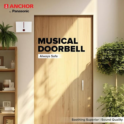Anchor by Panasonic Gayatri Mantra Calling Bell For Home | Musical Door Bell | Doorbell for Home