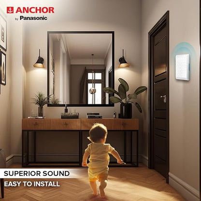 Anchor by Panasonic Ding Dong Doorbell | Calling Bell for Home | Door Bell for Office, School