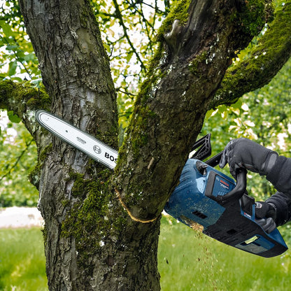 BOSCH GKE 18V-40 Cordless Chainsaw (Solo Tool) | Brushless Motor | OptiCut Tech | 36cm Cutting Length | 40cm Bar | 150ml Oil Tank | Without Battery & Charger