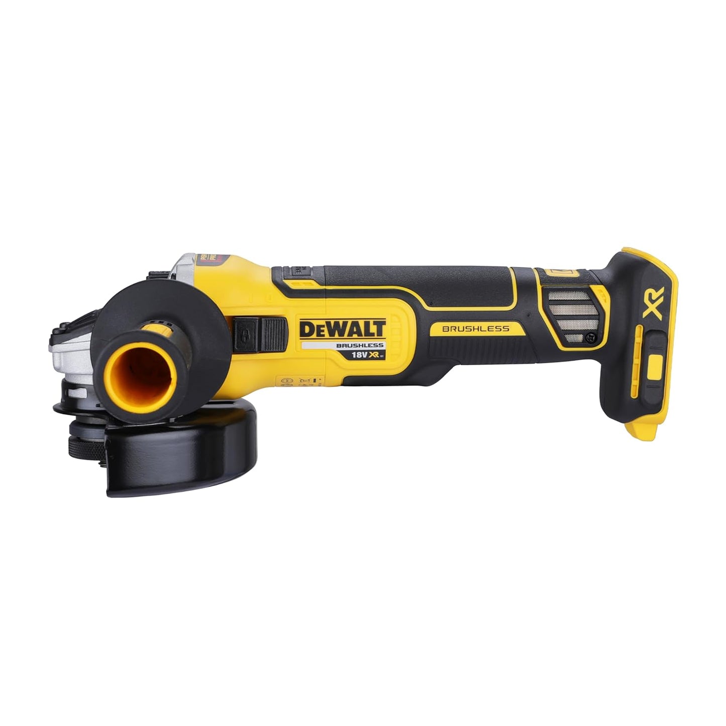 DEWALT DCG405N-XJ 18V 125mm XR Li-ion Cordless Angle Grinder with Brushless Motor - Perform and Protect Shield (Bare Tool)