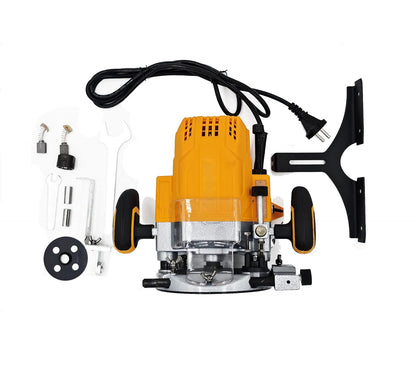 INGCO Powertools & HANDTOOLS INGCO Electric Router 1600W with 1pcs Coping Ring & 1pcs Aluminium Guide Fence & 1set Parallel Guide & 1set Carbon Brushes