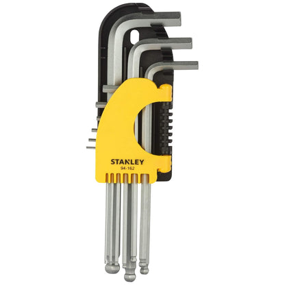 STANLEY STMT94162-8 Metric Extra Long Ball End Hex Key (9 pc)