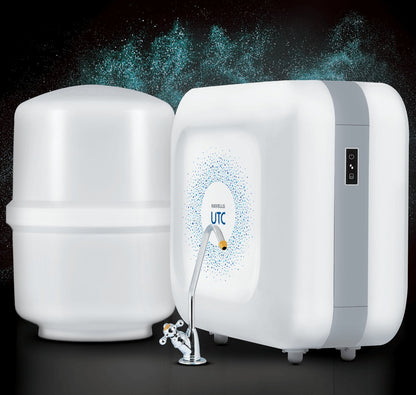 Havells Utc 100% Ro & Uv Water Purifier, White, Suitable for Borwell,tanker, municipal water
