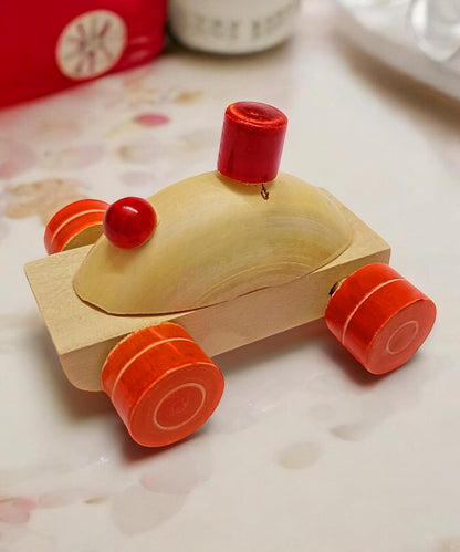 UdrCrafts® Toy Car for Kids Durable Natural Wood Push Car Toy for Toddlers, Educational Montessori Vehicle Toy for Boys & Girls