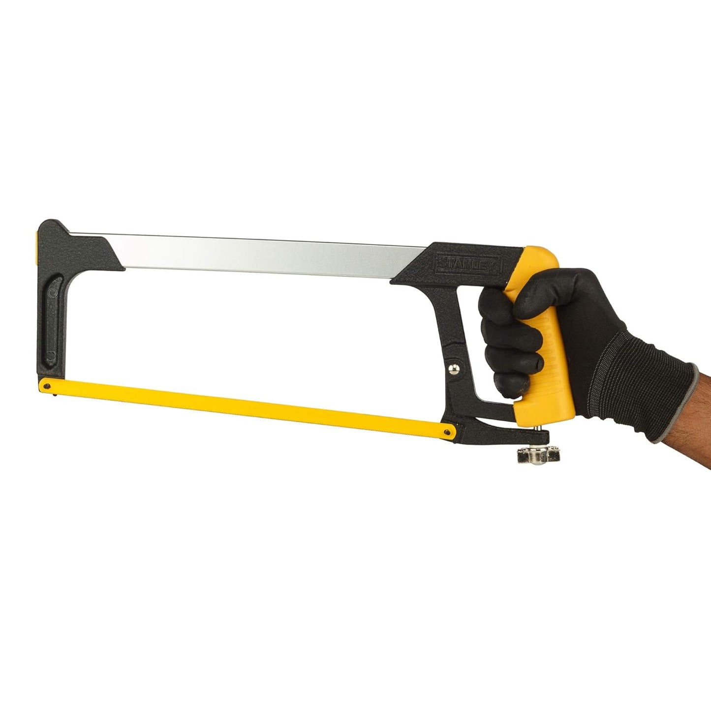 STANLEY 15-166 305mm/12'' Steel Frame Hacksaw (Yellow & Black)