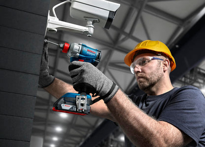 BOSCH GDX 18V- 285 Professional Cordless Impact Wrench/Driver Kit (Hybrid tool) | 18 V| 2 x 2.0 Ah Batteries| 285 Nm Torque | 2-in-1 Tool | L- Boxx included | Model 06019N21F2 | 1 year warranty