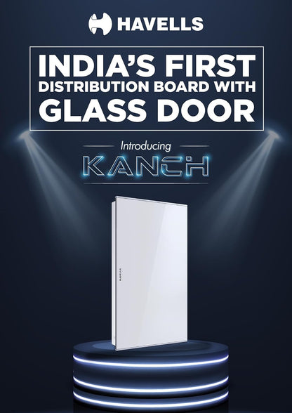 Havells Kaanch Glass Door Distribution Box - 2 tier 28 Module