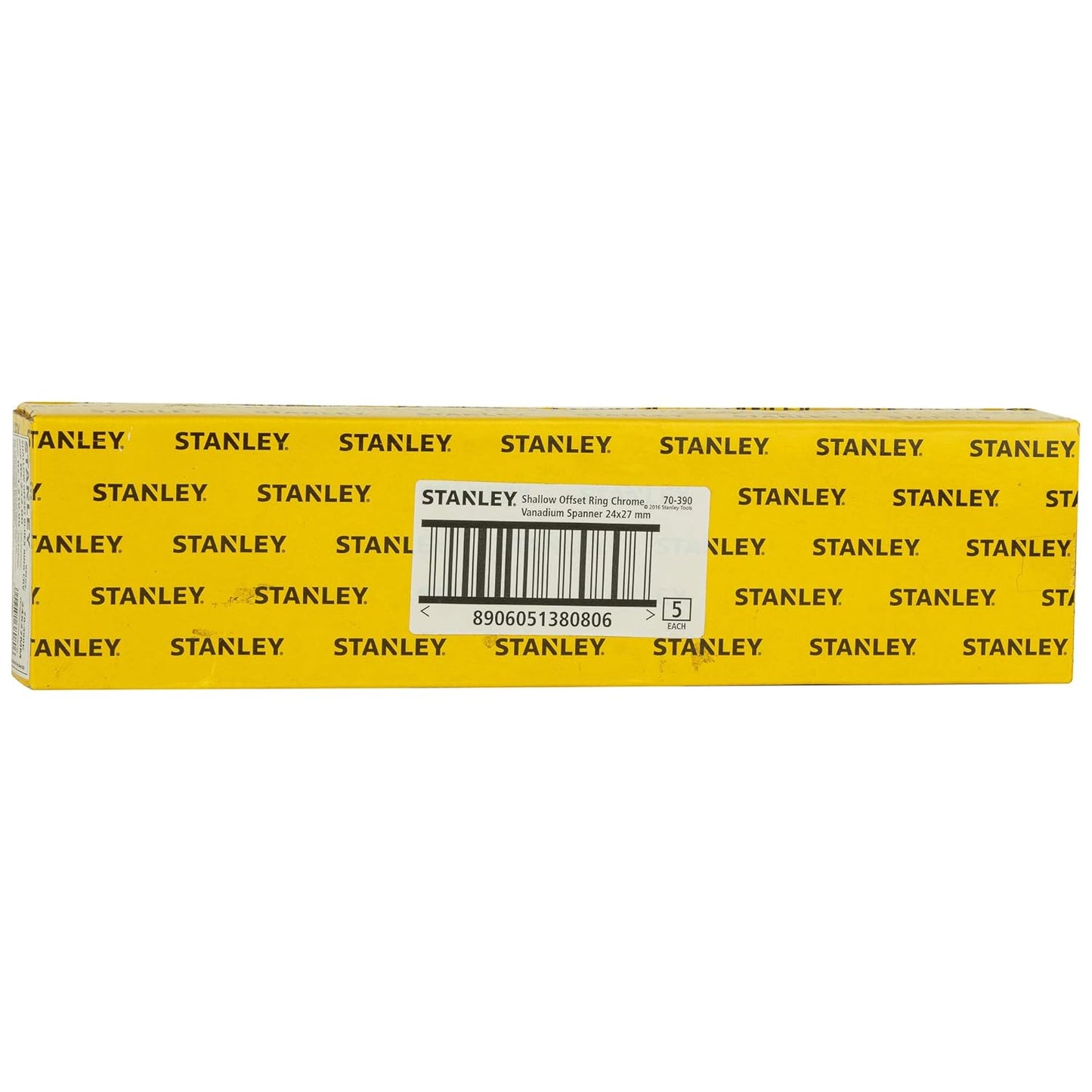 STANLEY 70-390E Offset Ring End Spanners-Matte Finish-24x27mm