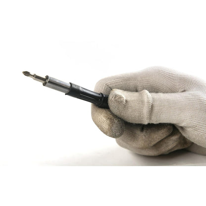 STANLEY STHT68010-8 Magnetic Holder Ratcheting Screwdriver with 10 Bits, 3-Position Audible Ratcheting Mechanism,Comes with Patented Bit Storage System, Ideal for Machines, Cars & General Repair Tasks