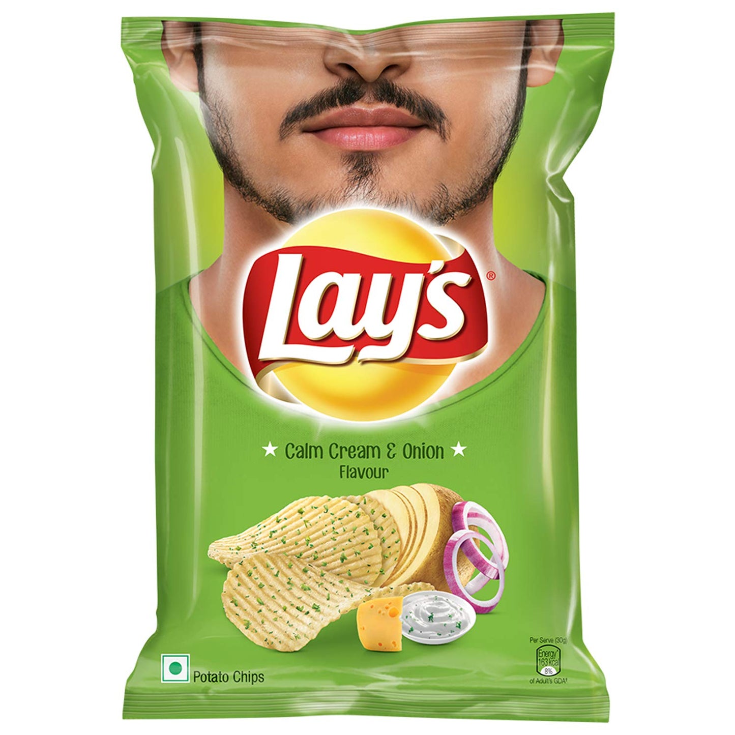 Lay's Potato Chips American Style Cream and Onion Flavour Party Pack, 177 Gram