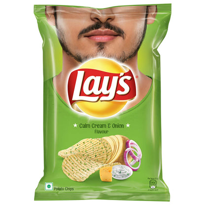 Lay's Potato Chips American Style Cream and Onion Flavour Party Pack, 177 Gram