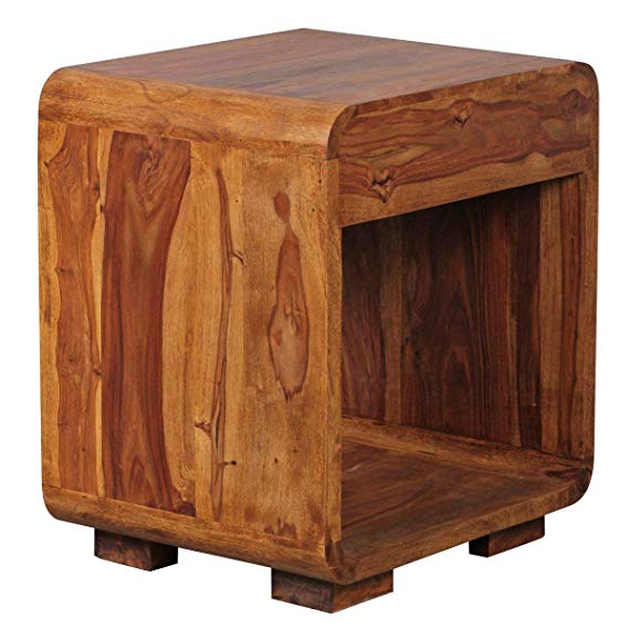 Udaipur Handicrafts Wood Bed Side Table