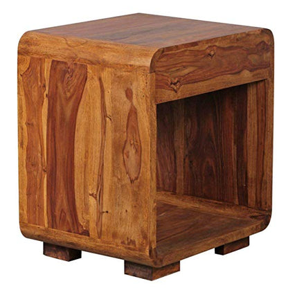 Udaipur Handicrafts Wood Bed Side Table