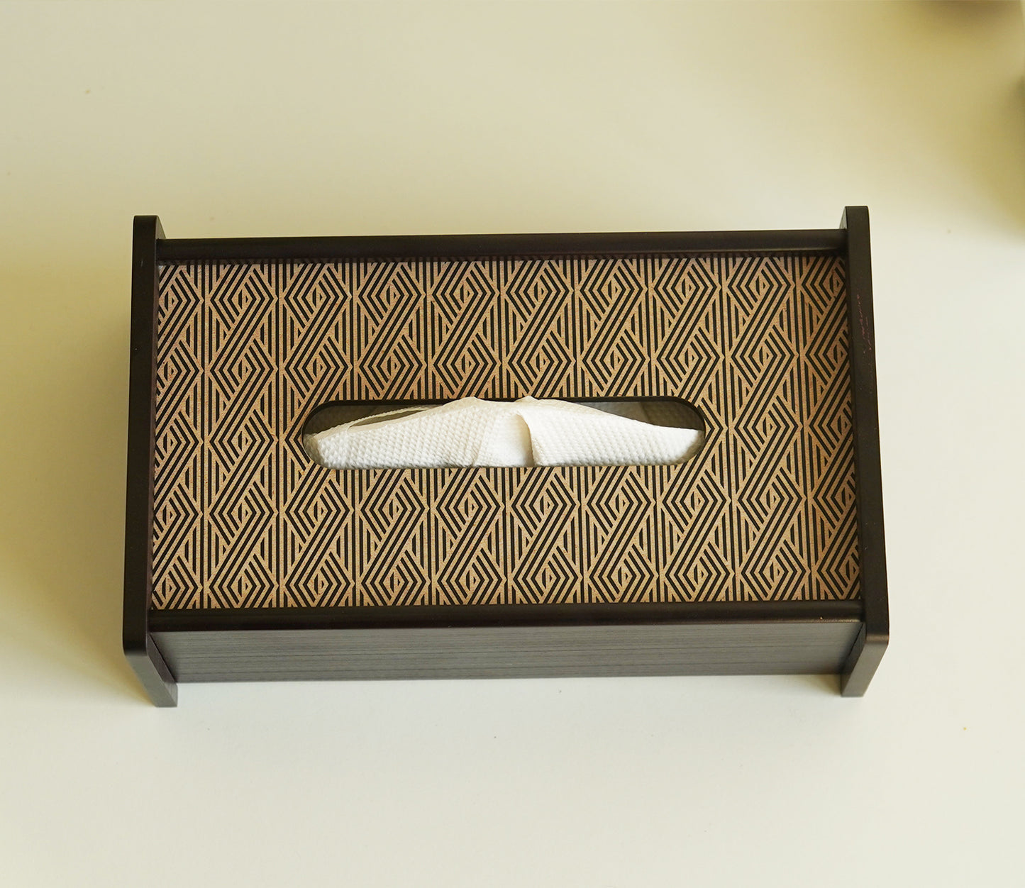 Udaipur Handicrafts Fiona Wooden Tissue Paper Holder