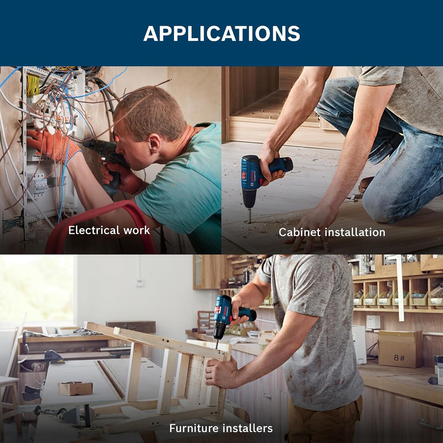 BOSCH Professional GSR 120 Li Cordless Drill Driver | Speed (1st/2nd)- 0-400/0-1500 RPM | Torque (Hard/Soft)- 30/14 Nm | Chuck Capacity of 10 mm | 1 12V Battery & 1 charger Included| 1 Year Warranty