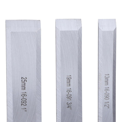 STANLEY 16-089 3-Piece Wood Chisel Set with Anti-Rust Properties for Shaping & Cutting Wood Surfaces - 1/2x7 3/4,3/4x7 3/4,1x7 3/4, GREY & BLACK (Made in Singapore)
