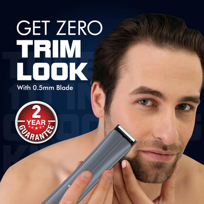 Havells Turbo 10 In 1 Grooming Kit | Hair Trimmer,Face, Ear & Nose |No Nicks & Cuts |LED Indicator| Upto 90 Min Quick Charge| 2 Year Guarantee| GS6110 (Grey)