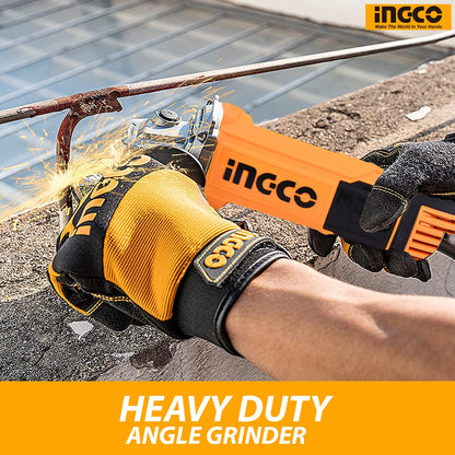 INGCO AG200018 Industrial Angle Grinder 2000 Watt Corded 8450 RPM Speed Tool Grinding 180mm Grinding Machine Ideal for Polishing Cutting