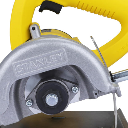 STANLEY STSP125-IN Tile Cutter Machine for Cutting Varied Ranges of Tiles, 1320 Watt 5''/125mm, Optimized 13500 RPM for High Cutting Efficiency, 1 Year Warranty (Yellow & Black)