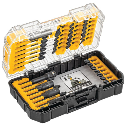 DEWALT DWA2T40IR 40-Piece IMPACT READY FLEXTORQ® Screw Driving Set With TOUGHCASE®, Ideal for DIY and Professional Screwdriving Applications