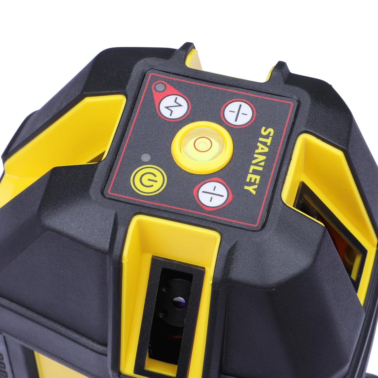 STANLEY STHT77514-1 Plastic Multiline Laser with 2*AA Batteries for Home, DIY & Professional Use, 1 Year Warranty, YELLOW & BLACK