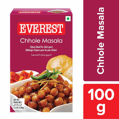 Everest Chhole Masala – 100g | Exquisite 24-Spice Blend for Authentic, Flavourful Punjabi Chole | Balanced Chole Masala Powder for Chickpea Curries