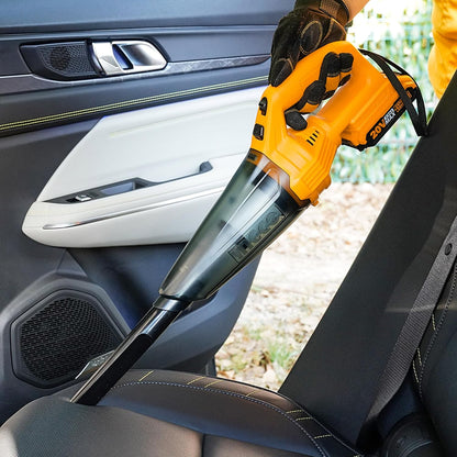 INGCO 20V Cordless Vacuum Cleaner and Blower Combo, 0.5L Dust Cup, 9kPa Suction, 18000RPM Blower, 2.7m³/min Airflow, Includes 2.0Ah Battery & Charger, Crevice Nozzle & Dust Brush for Home Car Cleaning