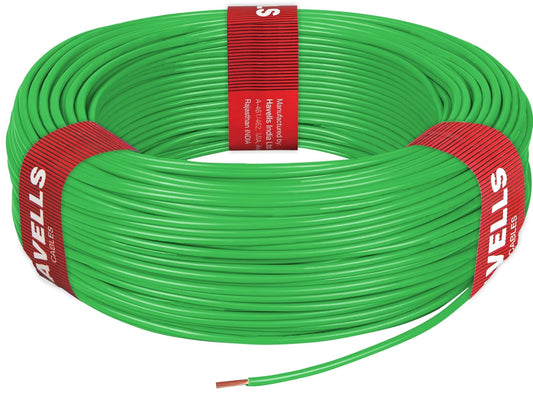Havells Lifeshield Cable WHFFZNGA12X5 2.50 sq mm Wire (Green)