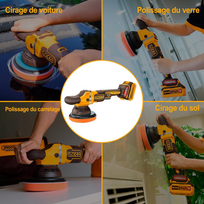 INGCO APLI20151 20V Cordless Polisher with 1 x 4.0 Ah Battery and Charger