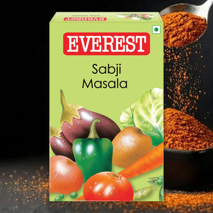 Everest Sabji Masala – 100g | Subtle, Aromatic Blend for Flavourful Vegetable Curries | Balanced Spice Mix for Everyday Indian Sabzi & Home Cooking