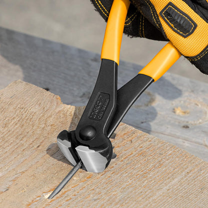 Ingco End Cutting Plier, Cr-V, 7"(180Mm), For Removing Nails And Screws, For Cutting And Bend The Wire, Multicolor