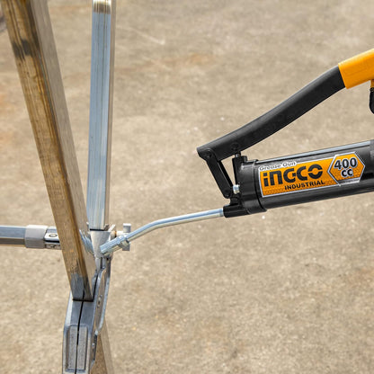 INGCO Grease Gun, Heavy Duty Pistol Grip Grease Gun with Hose, High Performance Grease Gun,Mini Gun Grease