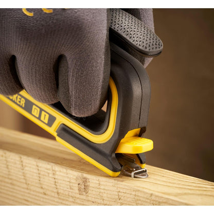 STANLEY STHT70440 2-in-1 Multi Tacker, Attachment Indication, Non-Slip Handle with Easy Squeeze Mechanism, Ideal for Type A Staples (6-10 mm) and Type J Headed Brad Pins (10 mm), Staples NOT Included