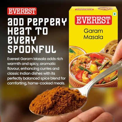 Everest Garam Masala – 50g | Aromatic 13-Spice Blend for Curries, Gravies & Indian Cooking | Fine-Ground Garam Masala Powder for Rich Colour & Balanced Flavour